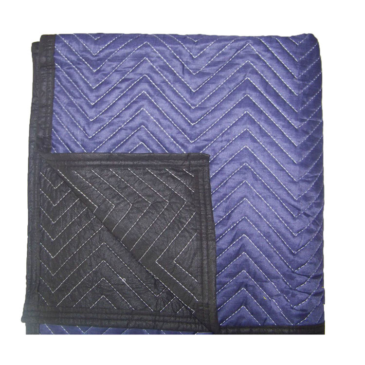 One side woven and non woven fabric quilted moving furniture pads blanket 65 75 pound